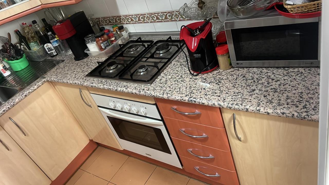 グラナダCasa Ideal Familias Y Grupos Con Balcones Exterior Soleada Patios Cerca Alhambra, Sierra Nevada, Rio Genil, Lancha Del Genil, Parque Llano Y Reloj Del Sol Con Barbacoas, Campo De Futbol, Circuito Gimnasiaアパートメント エクステリア 写真