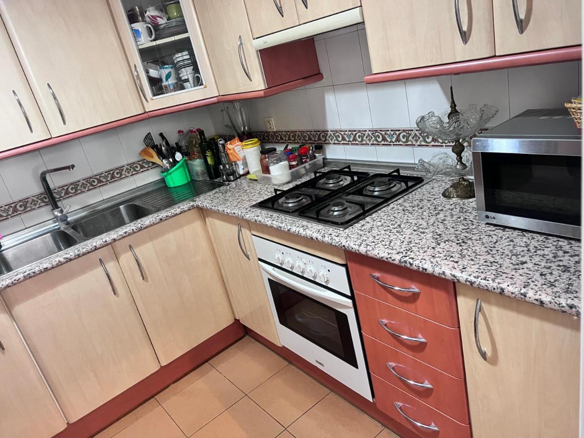 グラナダCasa Ideal Familias Y Grupos Con Balcones Exterior Soleada Patios Cerca Alhambra, Sierra Nevada, Rio Genil, Lancha Del Genil, Parque Llano Y Reloj Del Sol Con Barbacoas, Campo De Futbol, Circuito Gimnasiaアパートメント エクステリア 写真